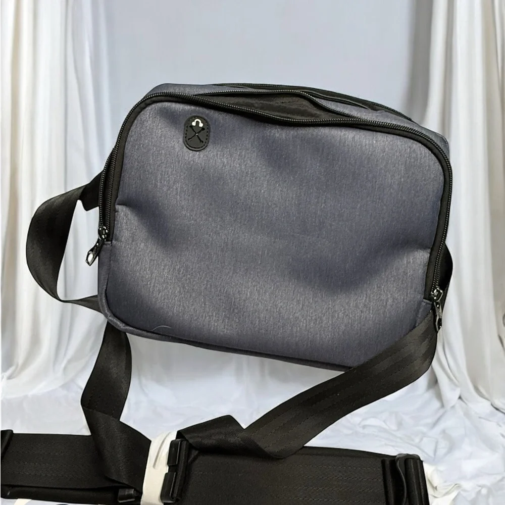 Laptop Bag Gray finpac travel bag briefcase